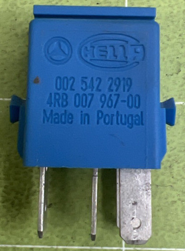1 Hella Mercedes 4 Pin Multi-Purpose Control Relay P: 002 542 29 19 OEM