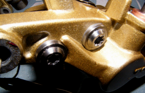 TITANIUM upgrade Suzuki Hayabusa 6 piston calipers Kawasaki Zx7r Zx9r pot RACE - Picture 7 of 16