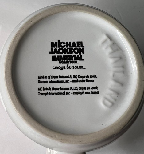 Tazza MICHAEL JACKSON The Immortal World Tour Cirque du Soleil RARA mai usata - Foto 4 di 8