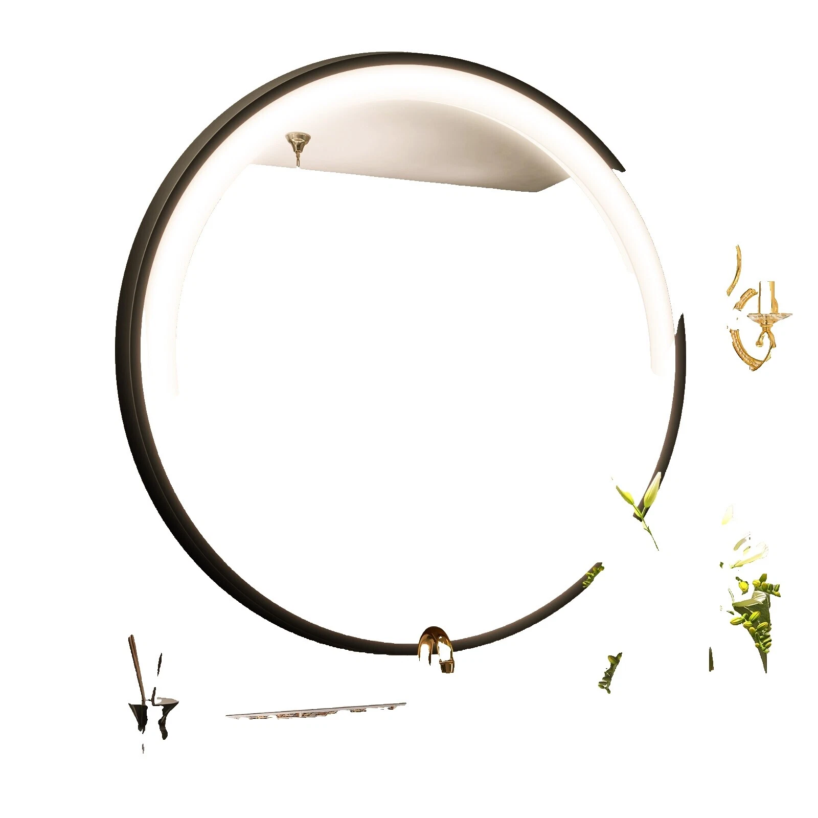 Sala de Estar Art Nouveau Espelhos Decorativos para Casa