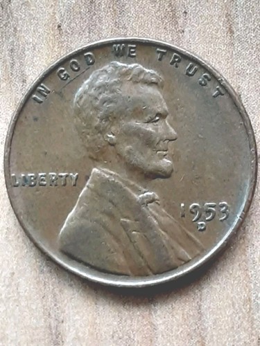 1953 D RARE Date!!! Wheat penny error * RPM * HIGH D * DD! ( Mule Coin )