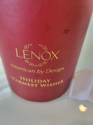Lenox HOLIDAY Warmest Wishes Christmas "Deck The Halls" Porcelain Mug - NOB - Picture 3 of 7