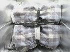 NEW Vera Bradley Cozy Life Sherpa Blanket Neutral Buffalo Check 72×50 NWT!