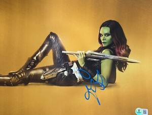 ゾーイサルダナ アバター サイン オートグラフ 8×10インチ ガモーラ