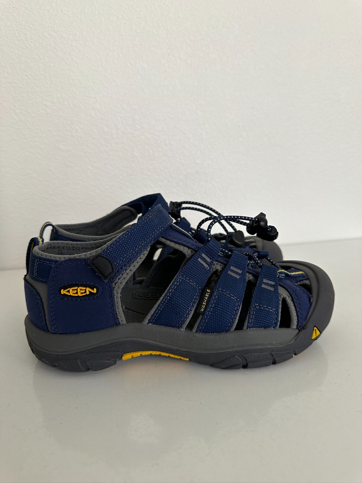 Sandali da trekking Keen Newport H2 cinturino regolabile blu grigio impermeabili uomo taglia 5