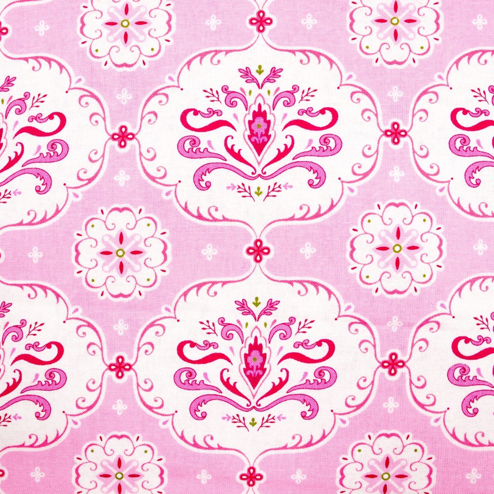 Isabella Michael Miller Cotton Fabric Pink Haley BTHY Half Yard Quilting DC7953