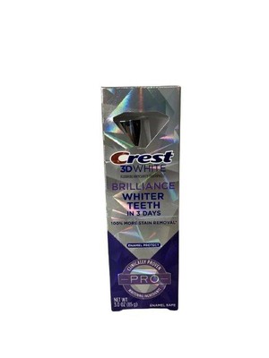 Crest 3D White Brilliance Pro Enamel Protect Fluoride Toothpaste - 3oz.