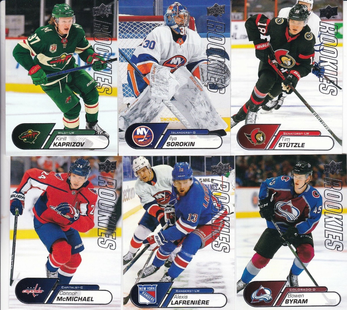 2020-21 20-21 UPPER DECK NHL STAR ROOKIES RC'S 1-25 PICK YOUR CARD