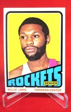 Willie Long Topps ABA Card 1972-73 #214 EX