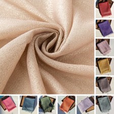 Women Scarf Solid color Shimmer Shawls Head Scarves Long Turban Hijab Breathable
