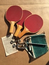 vintage table tennis set
