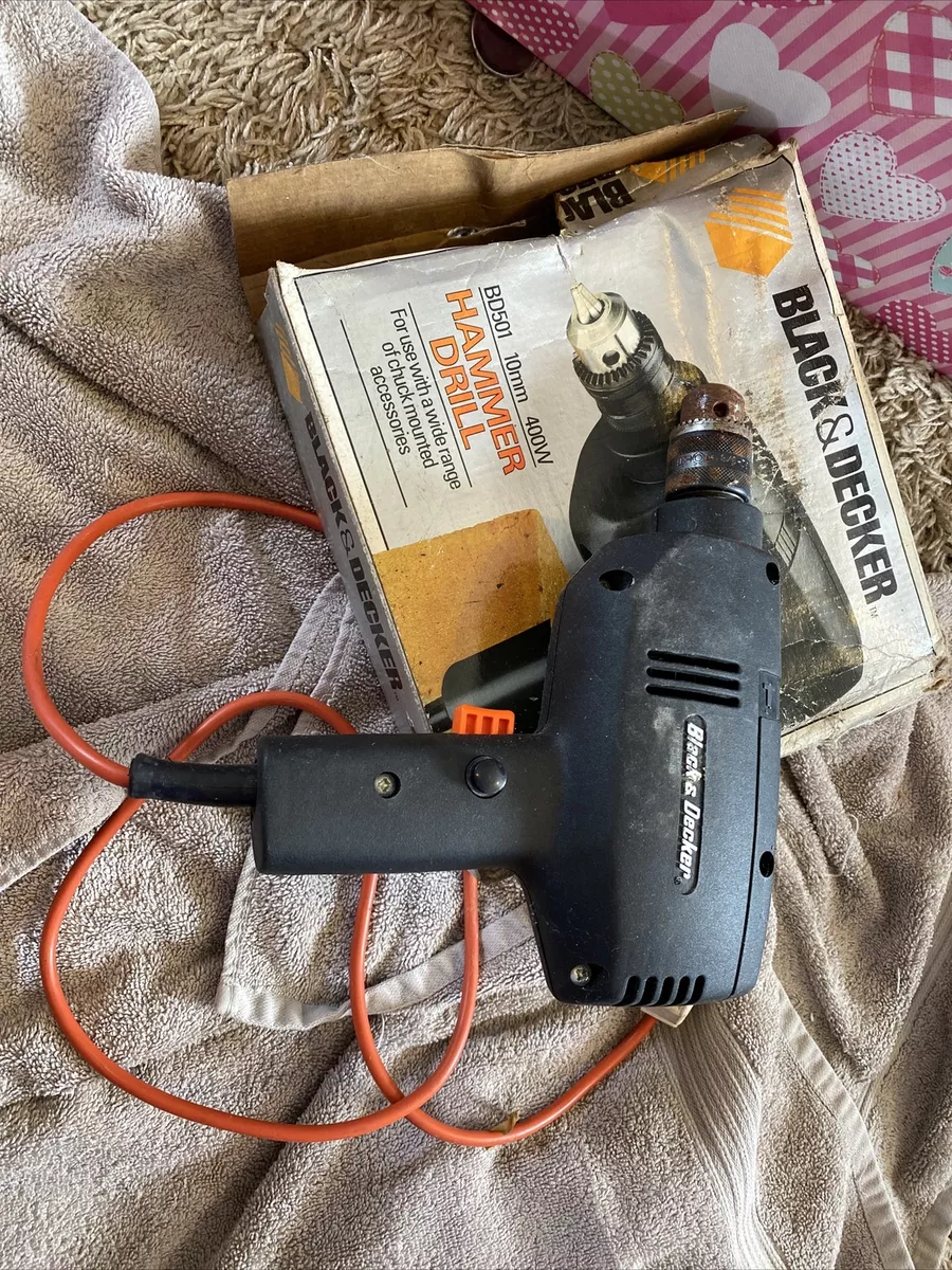 Vintage Black And Decker Hammer Drill 400w