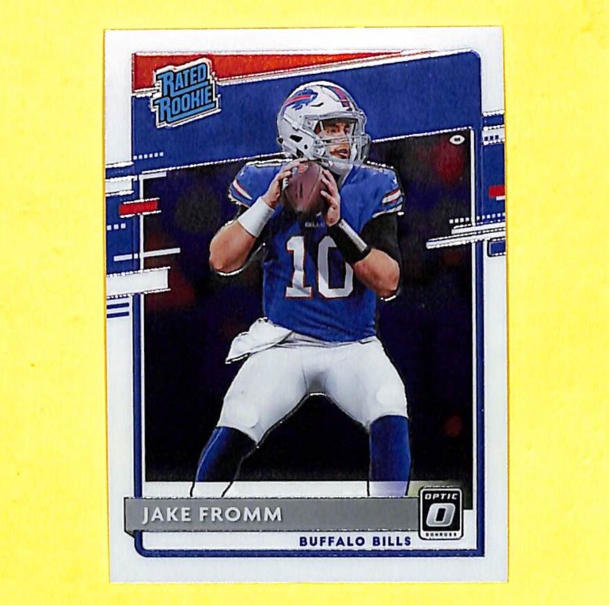 2020 Donruss Optic #155 Jake Fromm Rated Rookie RC Card Bills
