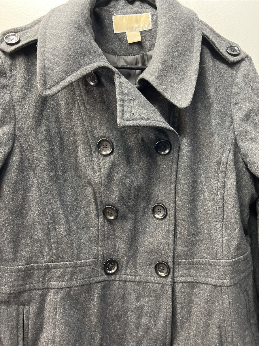 Typing Tutor Michael Kors Double Breasted Wool Coat Michael Kors