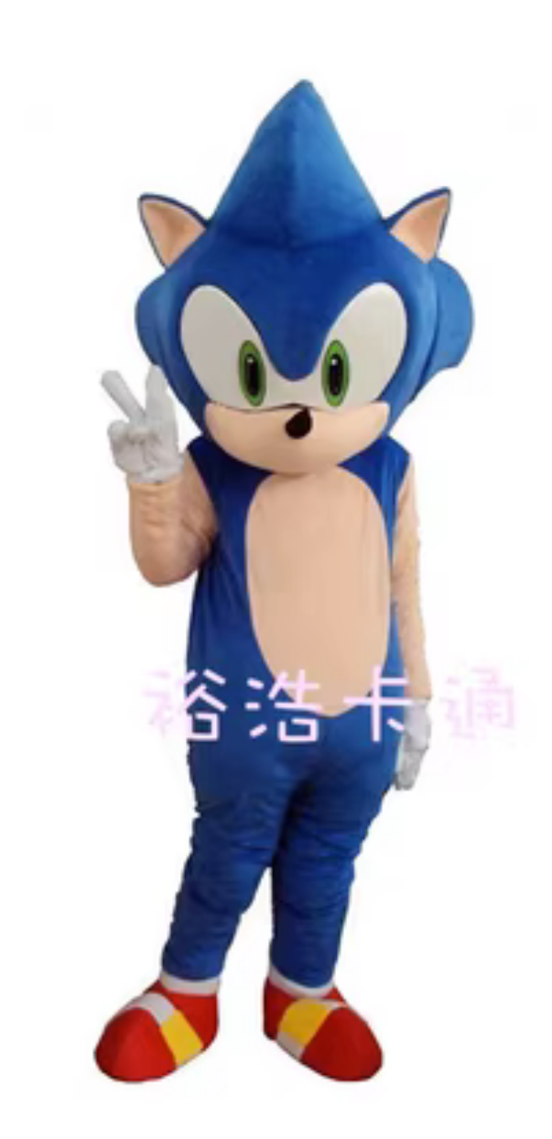 Fantasia De Personagem Do Filme Ce,Alta Qualidade,Sonic,Mascote,Para  Adultos,Divertido,De Pelúcia - Buy Movie Character Sonic Mascot  Costume,Sonic