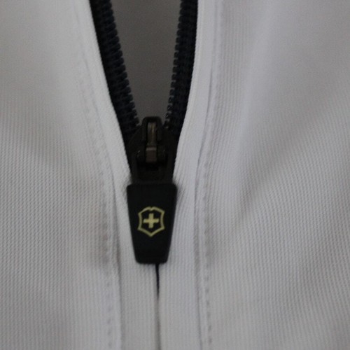 Victorinox Swiss Womens White Full Zip Track Running Jacket XS - Picture 4 of 9
