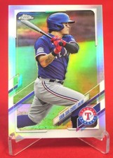 Shin-Soo Choo Refractor Topps Chrome Baseball Card 2021 #127