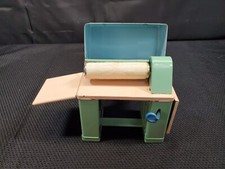 1950 GW Mangle Dollhouse Friction Clothes Wringer Ironing Board, Made In Japan