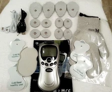 DIGITAL MUSCLE MASSAGER + CONDUCTIVE GLOVES + 16 MASSAGE PADS