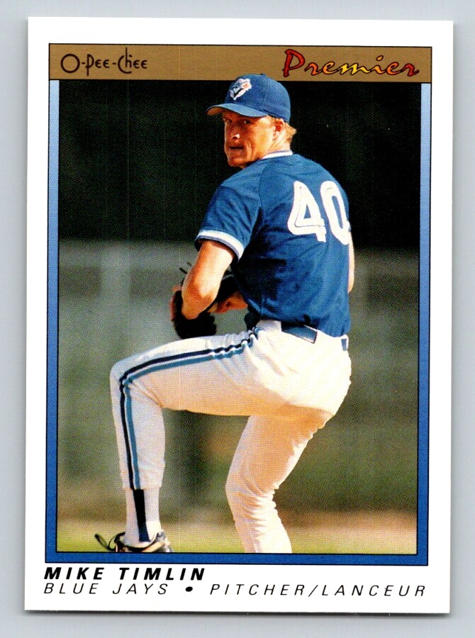 Mike Timlin 1991 O-Pee-Chee Premier #122 Toronto Blue Jays RC