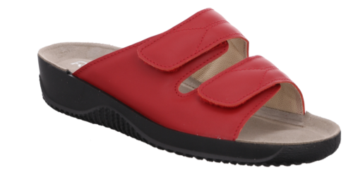 Rohde Soltau 1940 zoccoli e sandali pantofole sandali rosso ciliegia - Foto 1 di 6