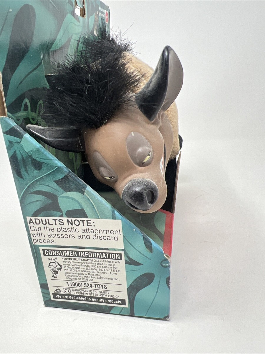Vintage Disney's The Lion King SHENZI Plush Animal Hyena Mattel