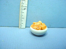 Miniature Fancy Sliced Carrots in Bowl F543 Non-Edible 1/12th Scale