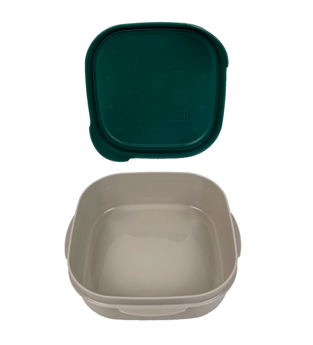 VTG Rubbermaid Lunch Break Set Vented Lid Bowl 1 Pt / Square Dish 1.6 Pt EUC - Picture 7 of 18
