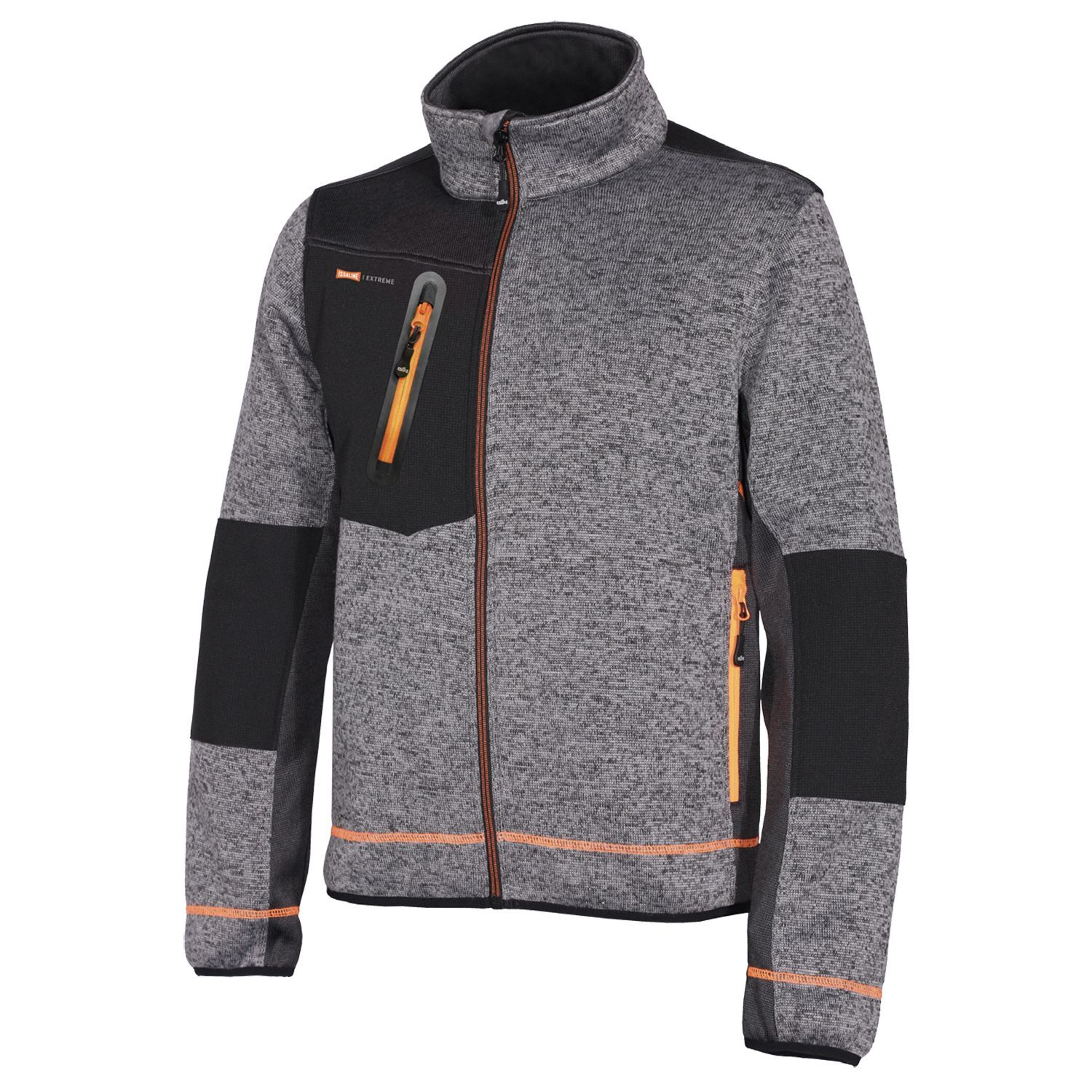 Issaline 8881B-080 Revenge Gray Durable Work Jacket for Men