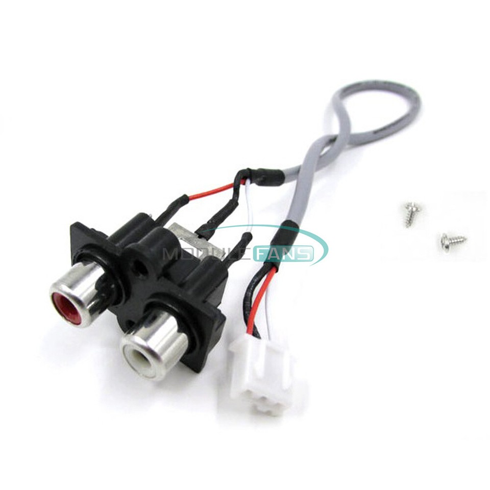 Audio Signal Cable 2 RCA TO XH2.54MM-3Pin Audio Input Socket 30CM | eBay