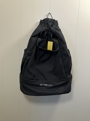 NWT Beyond Yoga Black Convertible Backpack Bag