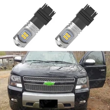 2x White 3157 LED DRL Daytime Running Light Bulbs for 2000-2014 Tahoe Suburban