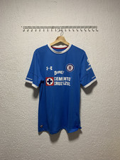Cruz Azul 2016 17 Under Armour Home Soccer Jersey Men's Sz M