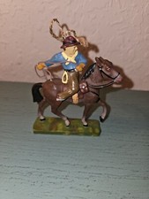 Vintage Mid Century Cowboy On Horse Figure-3.5 In Tall-Excellent