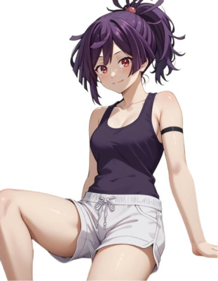 Yuzuriha Hell's Paradise Anime Sticker 6'' Car Decal Weatherproof