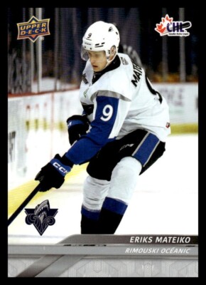 2024-25 UD CHL Base 106 Eriks Mateiko - Rimouski Oceanic