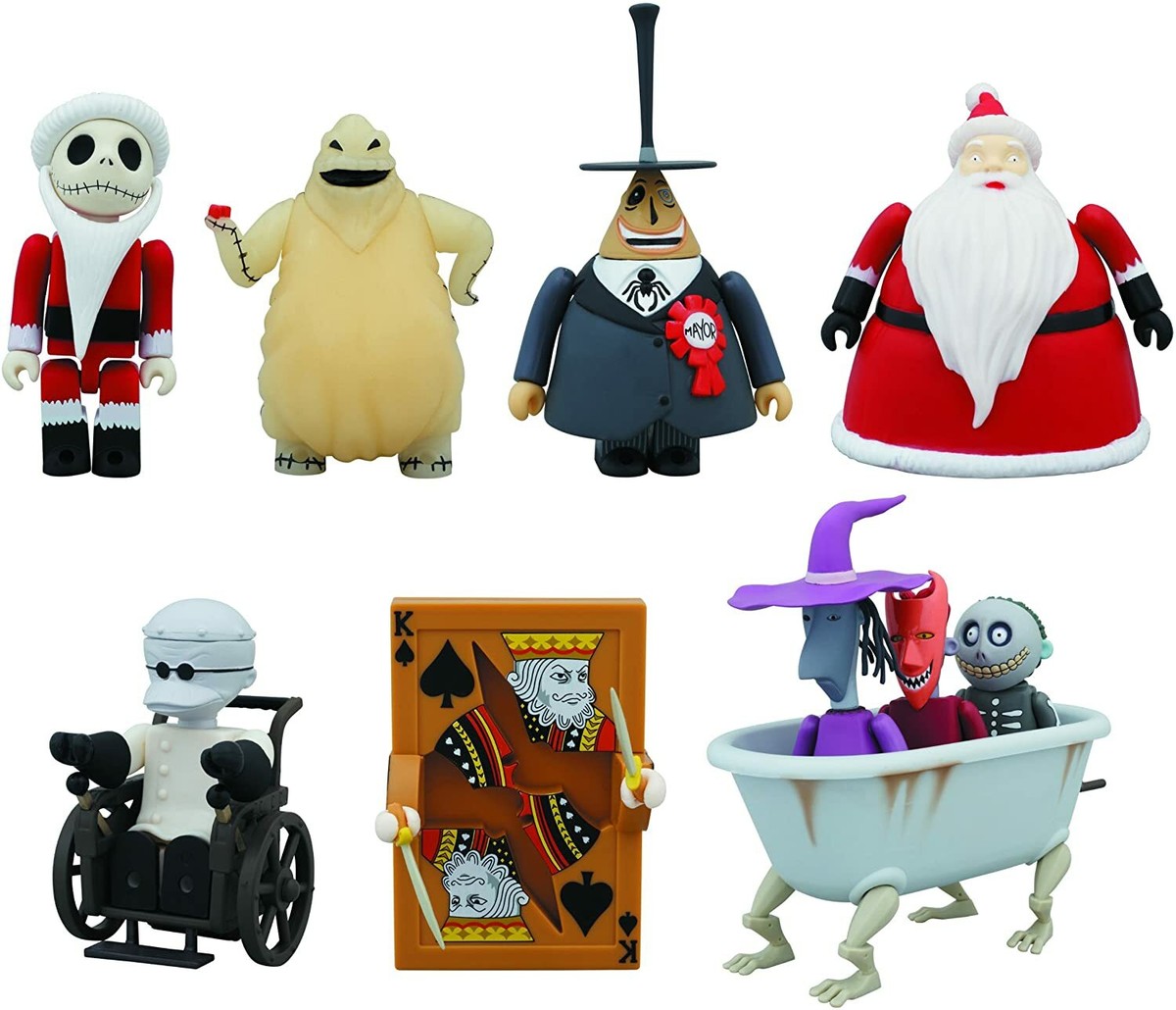 The Nightmare Before Christmas Deluxe Collector 10 pce Kubrick Box