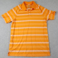 Oakley Polo Shirt Mens Small Hydrolix Regular Fit Golf Striped Short Sleeve