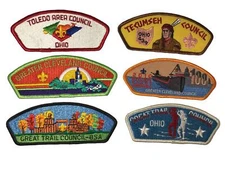 Lot of Ohio Councils 1/2 Dozen BSA CSPs Mint CSP (BHP2036)