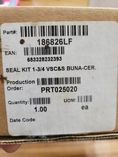 BELL AND GOSSETT 186826LF "SEAL KIT" SHAFT SIZE; 1-3/4",, NEW
