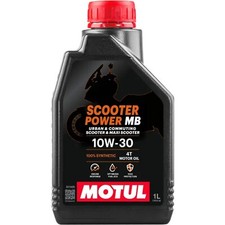 Motul Scooter Power 4T MB 10W-30 Fully Synthetic Engine Oil 4 Stroke 1L 1 Litre