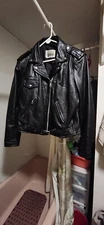Womens Vintage Wilsons Open Road Motorcycle Jacket BLACK Size 18 EUC