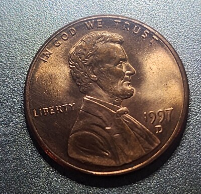 トップス penny 1997 Penny Errors Struck Off Center, No Mint Mark, Close AM | eBay