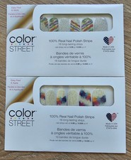 Color Street Nail Wraps made in the USA, Set 2 - set of 2, NIP