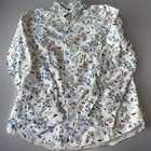 New & Lingwood Dress Shirt White Cotton Patterned  16.5/42 Pristine RRP £225