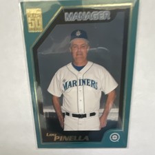 Topps 2001 Lou Piniella 50th Anniversary #339 Mariners Baseball Card