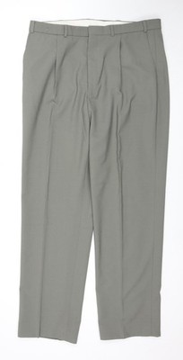 Graue Anzughose Herren UK-Größe W36/L32 Marks and Spencer normale Passform