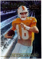 Peyton Manning 1998 Skybox Metal Universe Quasars Rookie Card (RC) #1 -Colts/HOF. rookie card picture
