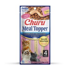 Inaba Cat Churu Meal Topper Tuna Salmon, 6 Pack - 56g