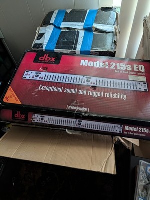 dbx 215s Stereo 2 channel 15 band EQ * NEW * Open Box